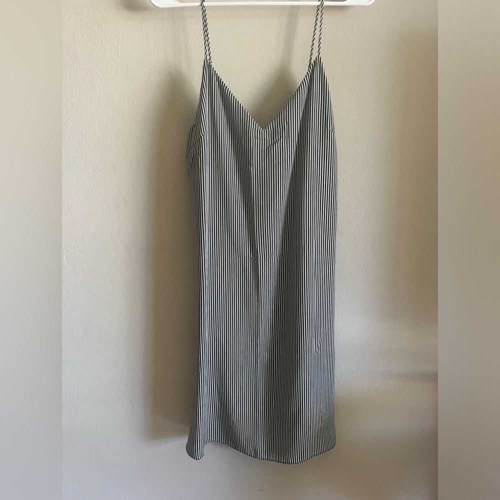Rag & Bone black and white striped slip dress size 2